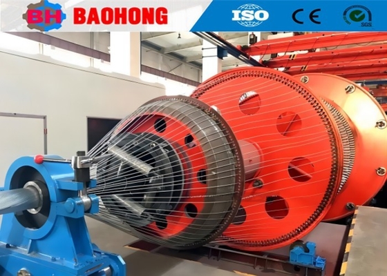 75kw آلة تسليح الكابلات الفولاذية آلة تجديل الأسلاك